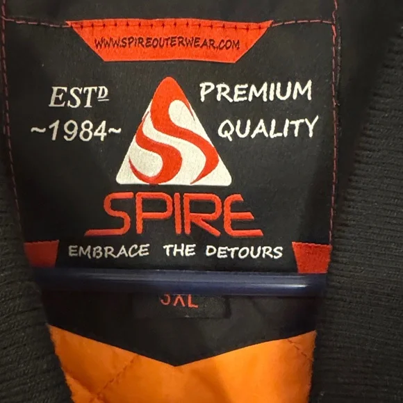 Aspire Classic Black Bomber Jacket - Picture 2 of 6